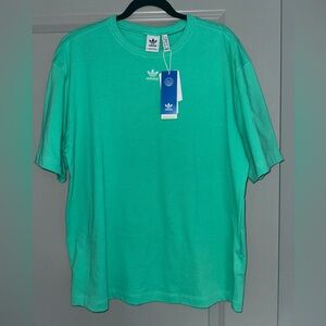Adidas Originals shirt, mint green, size small, new with tags